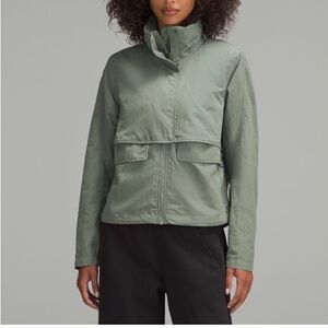 Lululemon Always Effortless Classic-Fit Jacket in “Grey-Eucalyptus” Women size 8